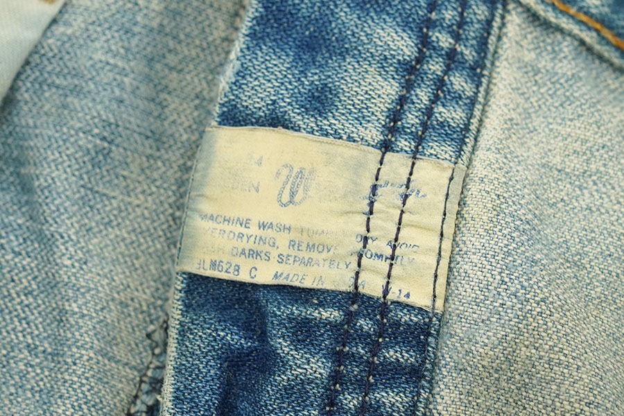 70's Wrangler カスタム！ ブーツカット デニムパンツ 実寸(W33 L33位) 