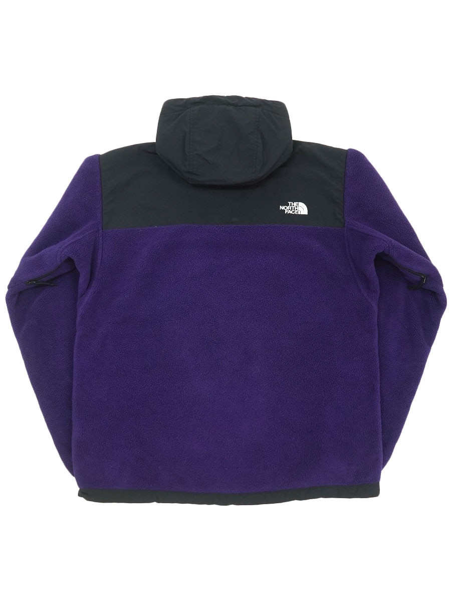 00's THE NORTH FACE ''DENALI'' フリースパーカ パープル×ブラック 表記(M)