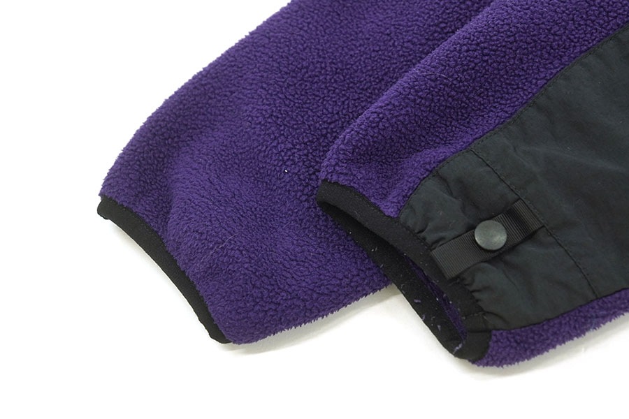 00's THE NORTH FACE ''DENALI'' フリースパーカ パープル×ブラック 表記(M)