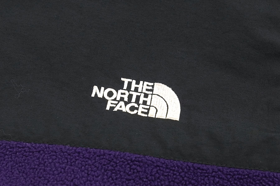00's THE NORTH FACE ''DENALI'' フリースパーカ パープル×ブラック 表記(M)