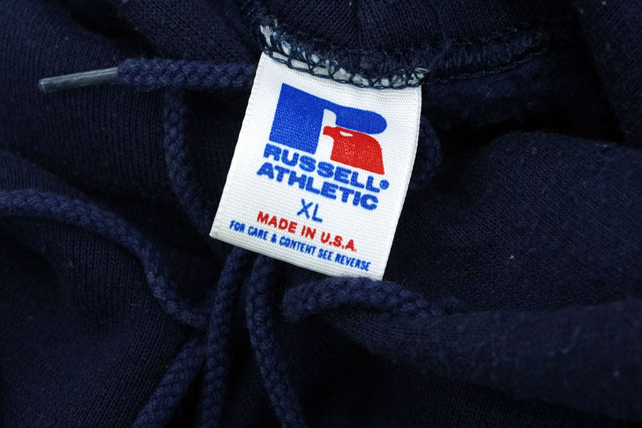 80's RUSSELL ATHLETIC ''Schilling Robotics'' バックプリント スウェットパーカ 表記(XL) USA製