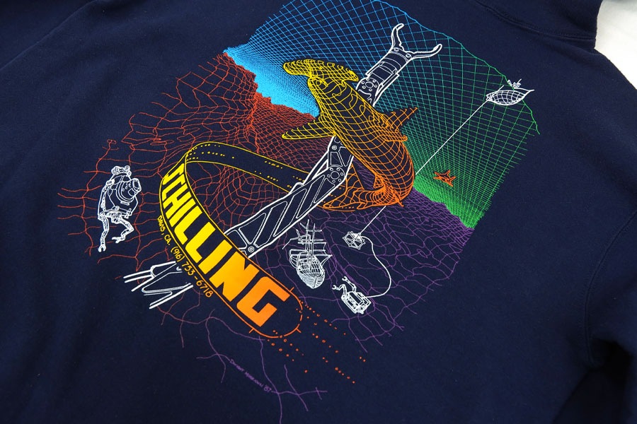 80's RUSSELL ATHLETIC ''Schilling Robotics'' バックプリント スウェットパーカ 表記(XL) USA製