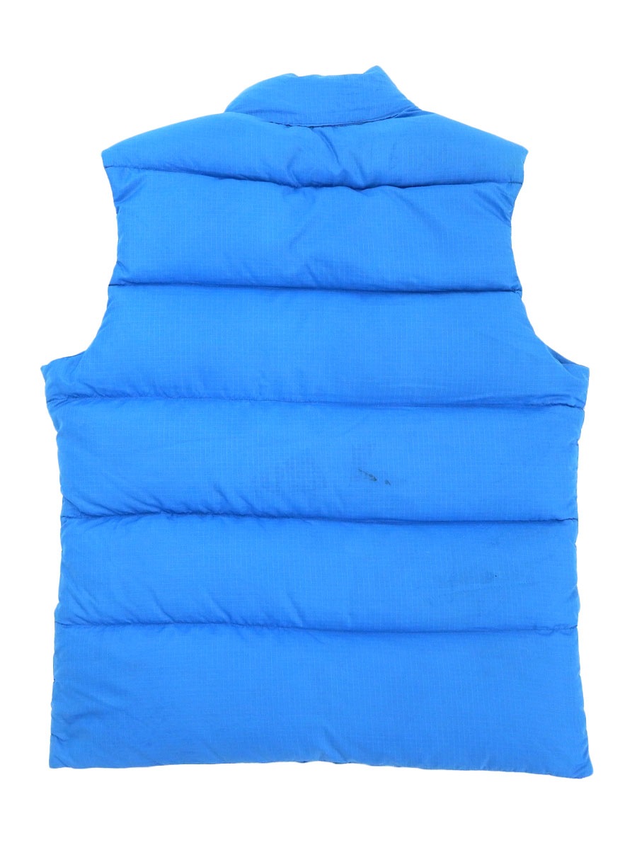 80's GERRY 2ポケ リップストップ ダウンベスト スカイブルー 表記(M) USA製