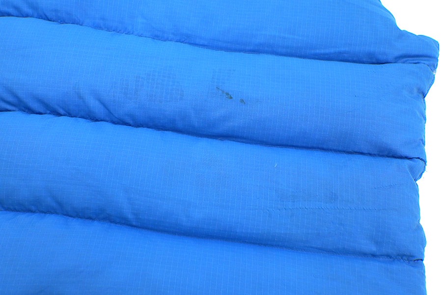 80's GERRY 2ポケ リップストップ ダウンベスト スカイブルー 表記(M) USA製