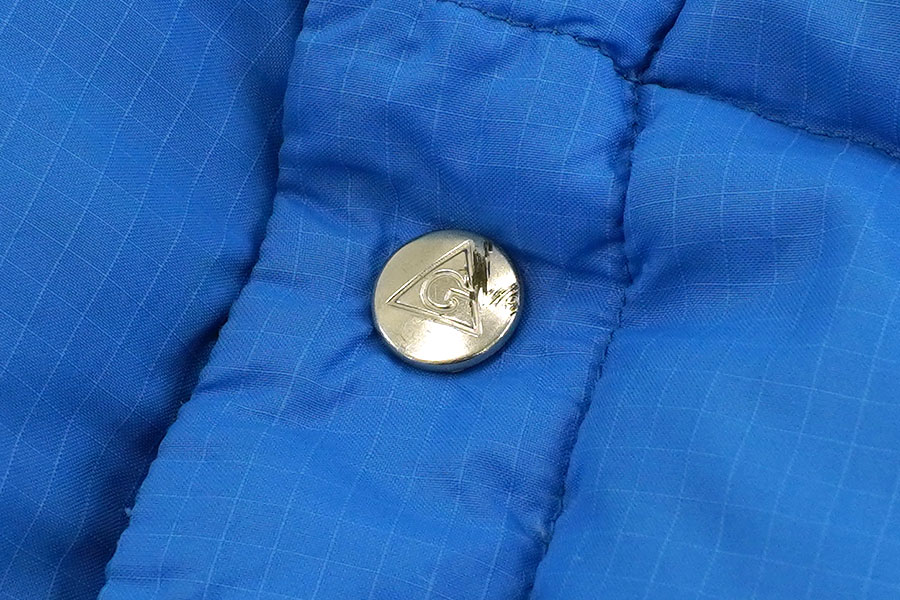 80's GERRY 2ポケ リップストップ ダウンベスト スカイブルー 表記(M) USA製