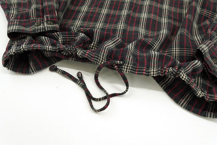 90'S EDDIE BAUER HOODED LONG SLEEVE PULLOVER SHIRT (SIZE.LARGE) 