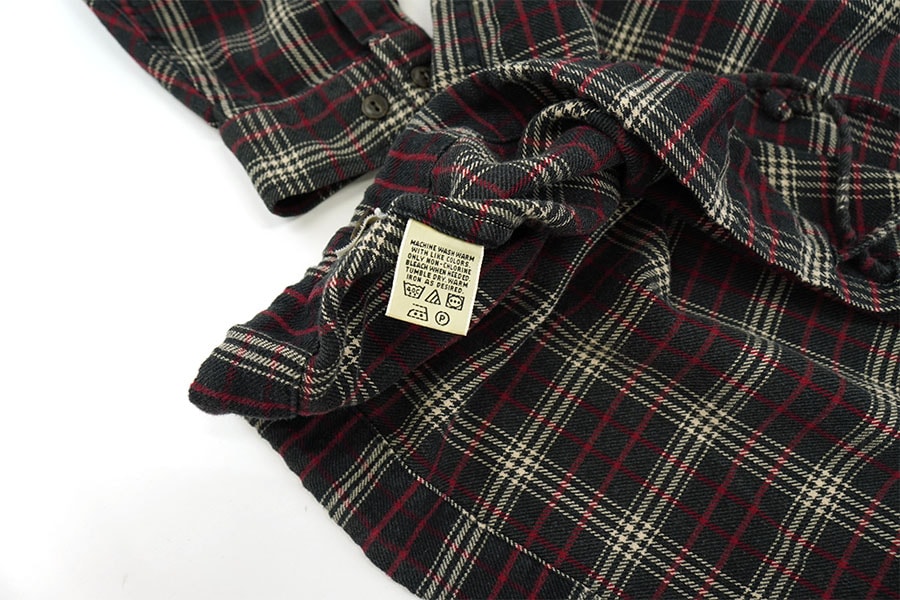 90'S EDDIE BAUER HOODED LONG SLEEVE PULLOVER SHIRT (SIZE.LARGE) 