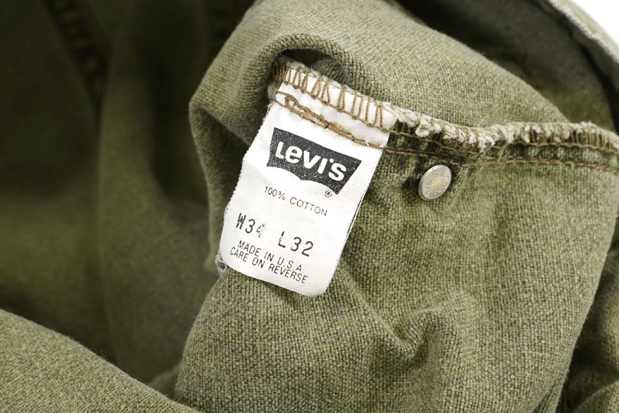 90's Levi's Silver Tab Loose 560 カラーデニムパンツ オリーブグリーン 表記(W34 L32) USA製
