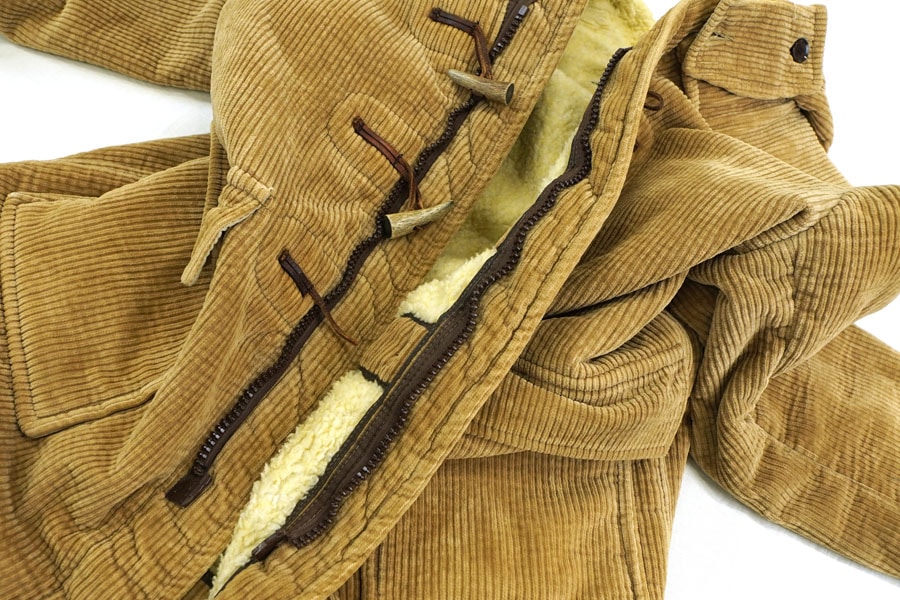 希少✨️グローバーオール コーデュロイ 太畝 ダッフルコート 裏地ボア ネイビー 希少✨️グローバーオール コーデュロイ 太畝 ダッフルコート 裏地ボア