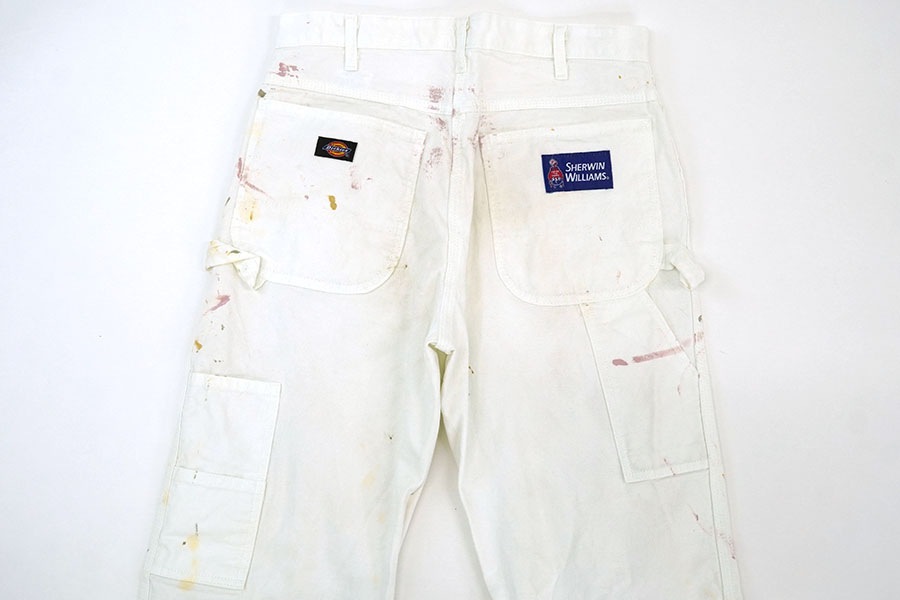 00's Dickies ペインターパンツ ペンキ飛びホワイト 表記(32x34)