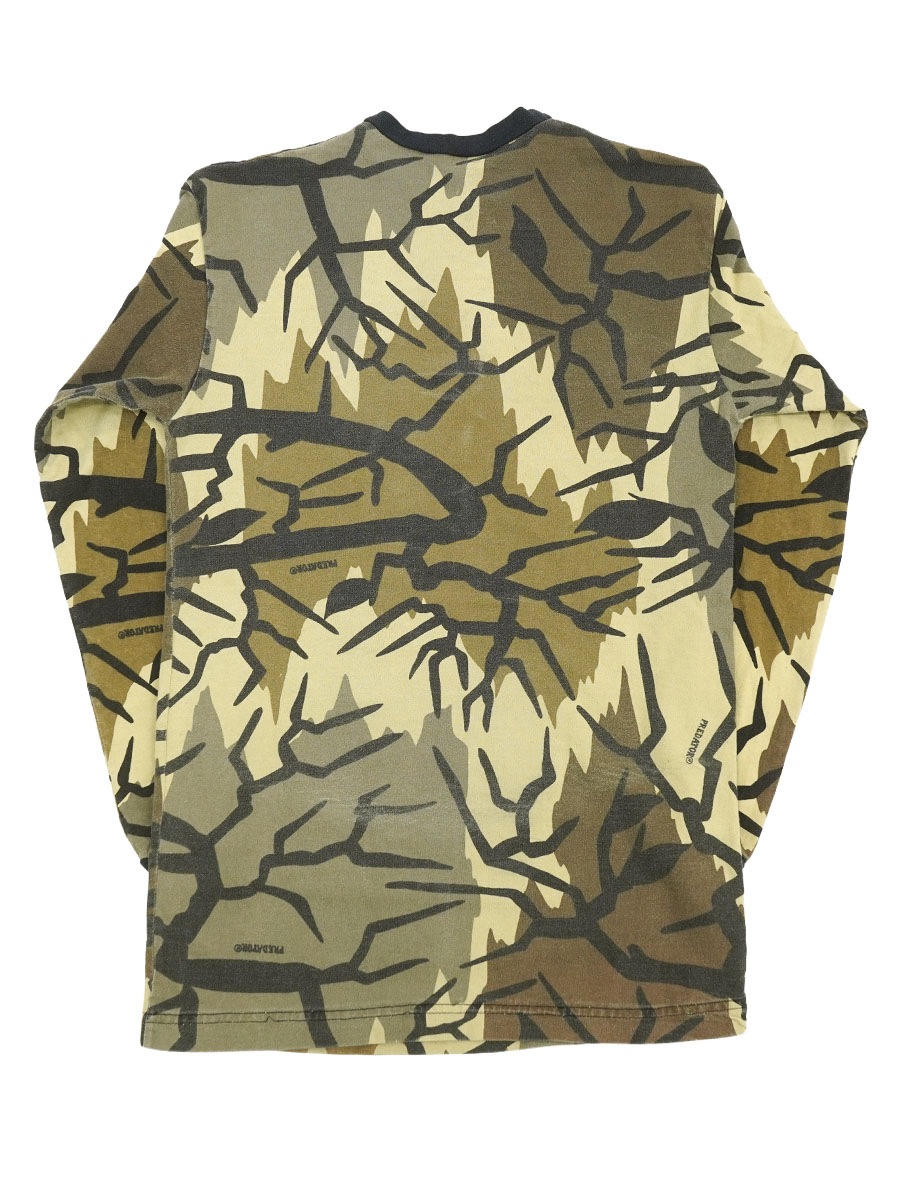 90's PREDATOR CAMOUFLAGE L/S ポケットTシャツ 表記(M) USA製