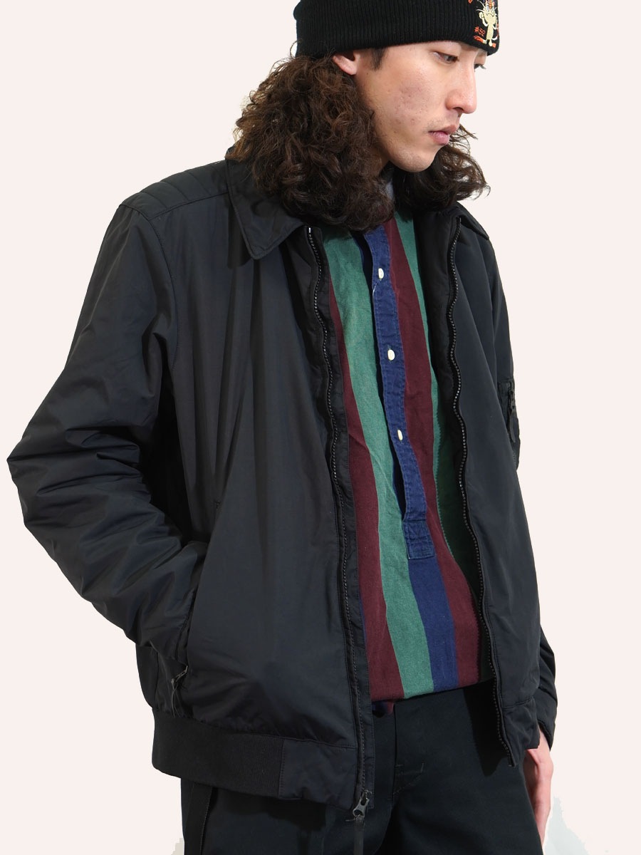 ラルフローレン 襟フランネル P/O ストライプシャツ 表記(M)