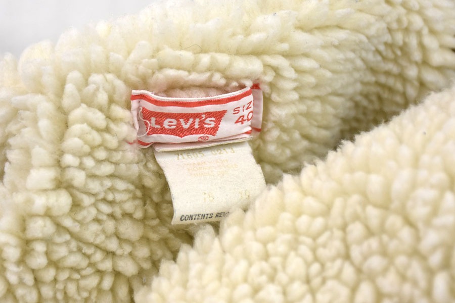70's Levi's 71605 デニムボアJKT 表記(40) ロング丈