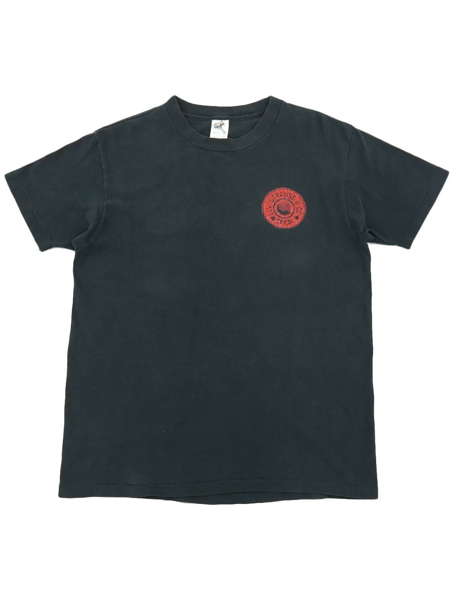 90'S LEVI'S STREET-T ''LEVI'S CLASSIC'' BOTH PRINT T SHIRT (SIZE. MEDIUM) MADE IN USA