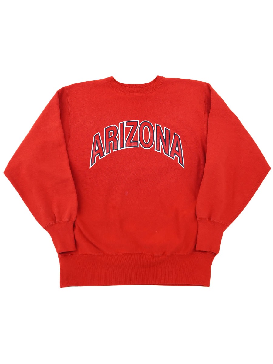 90's 刺繍タグ チャンピオンRW ''ARIZONA'' レッド 表記(XL) USA製