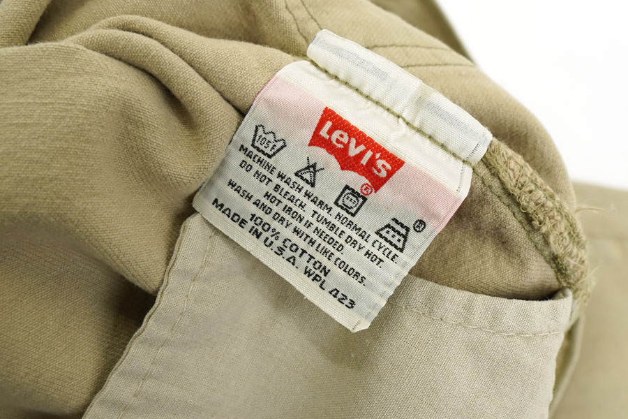 90'S LEVI'S 501 COLOR DENIM JEANS BEIGE (SIZE. W31 L30) MADE IN USA
