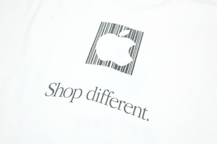 00's Hanes APPLE ''NORTHSHORE/SHOP DIFFERENT.'' Tシャツ 表記(XL)