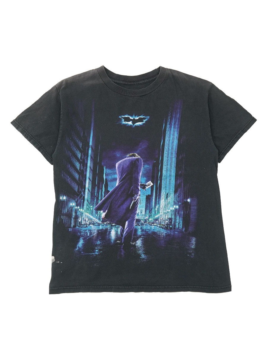 00's～ ''ダークナイト'' ムービー Tシャツ ブラック 実寸(M位)