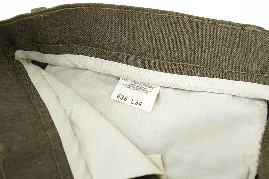 90's LEVI'S ACTION SLACKS スラックスパンツ ライトブラウン 表記(W36 L34)