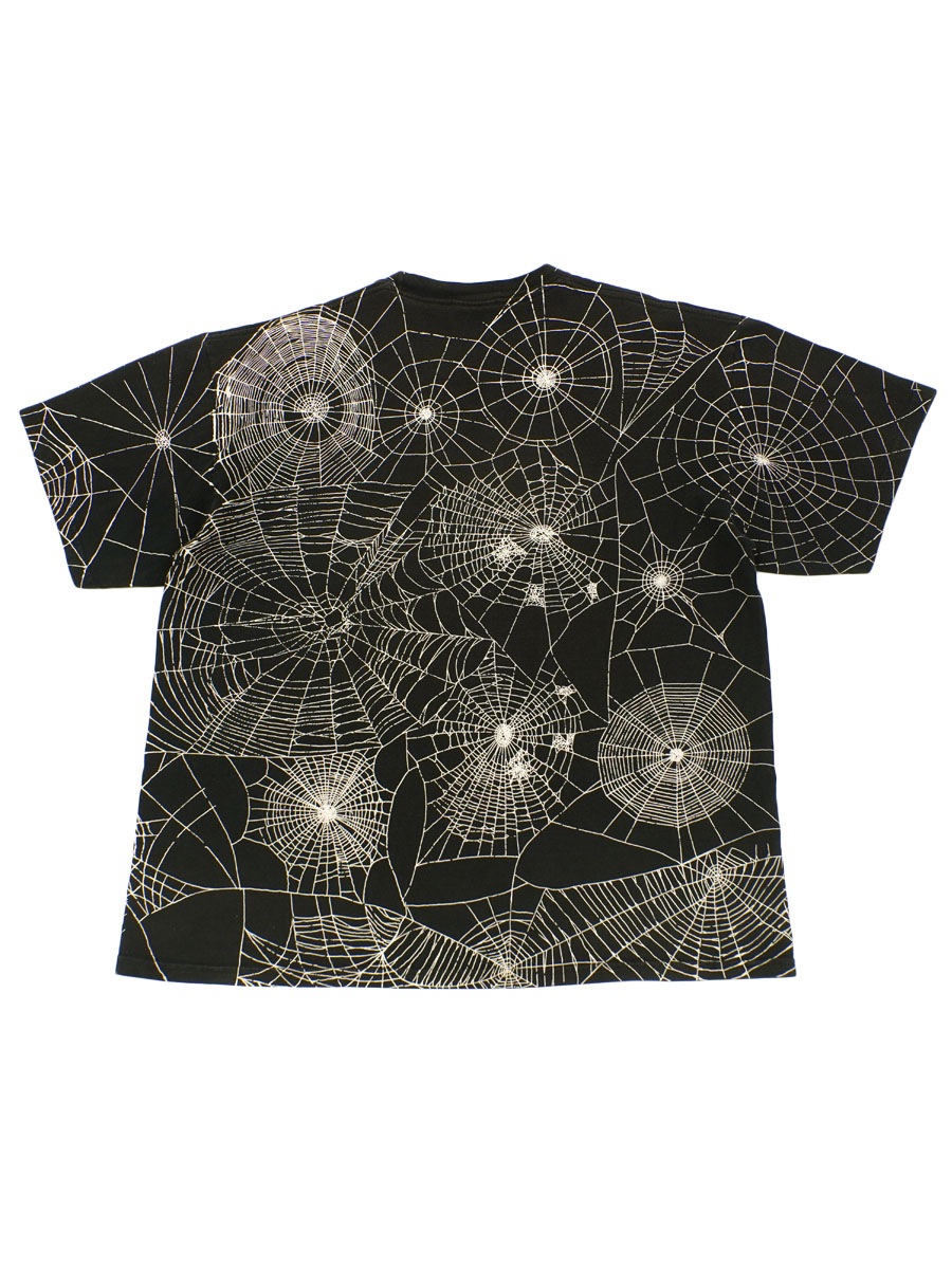 00's Lee スパイダーウェブ オールオーバープリントTシャツ 表記(XL)