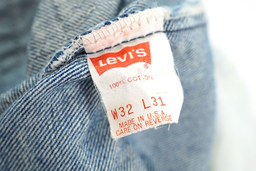 80's Levi's 505 デニムパンツ 薄ヒゲ落ち 表記(32x31) USA製