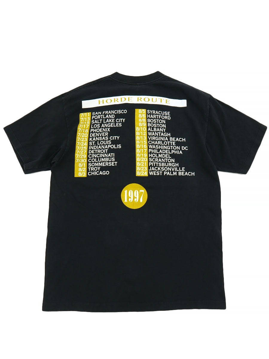 90's SOF TEE ''NEIL YOUNG HORDE TOUR 1997'' T SHIRT (SIZE. LARGE)