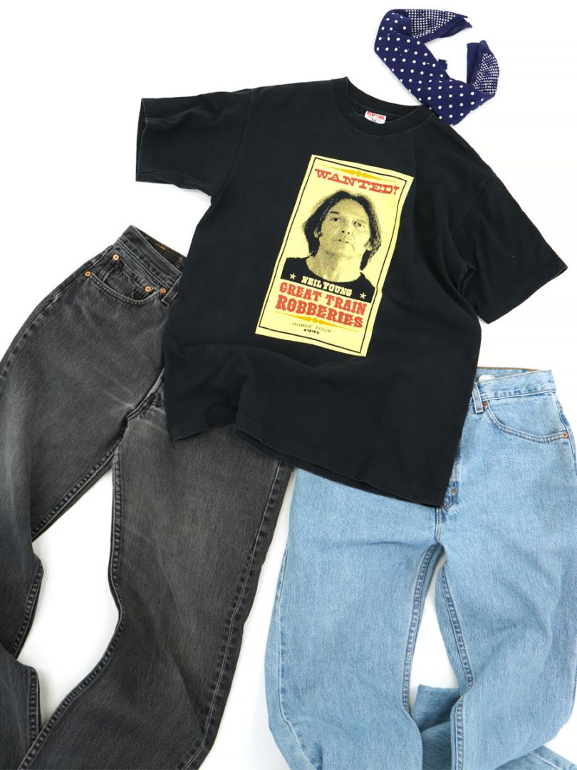90's SOF TEE ''NEIL YOUNG HORDE TOUR 1997'' Tシャツ 表記(L)