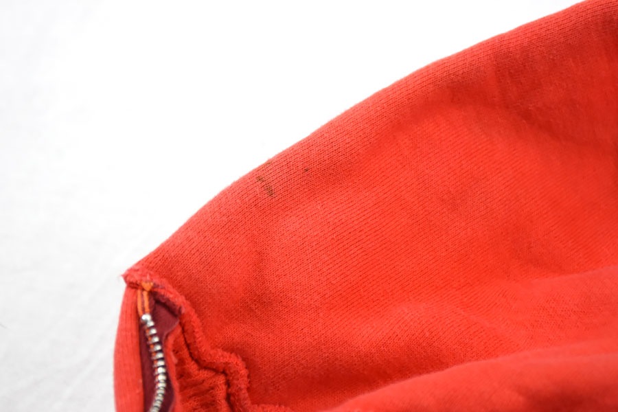 60's HANES WIND SHEILD フルジップ 裏サーマルスウェットパーカ 赤 表記(XL) ASIS