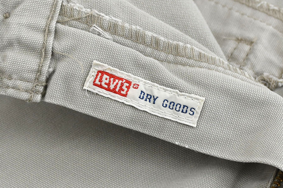 90's Levi's DRY GOODS 100%コットン カーゴパンツ ライトグレー 表記(30x30)