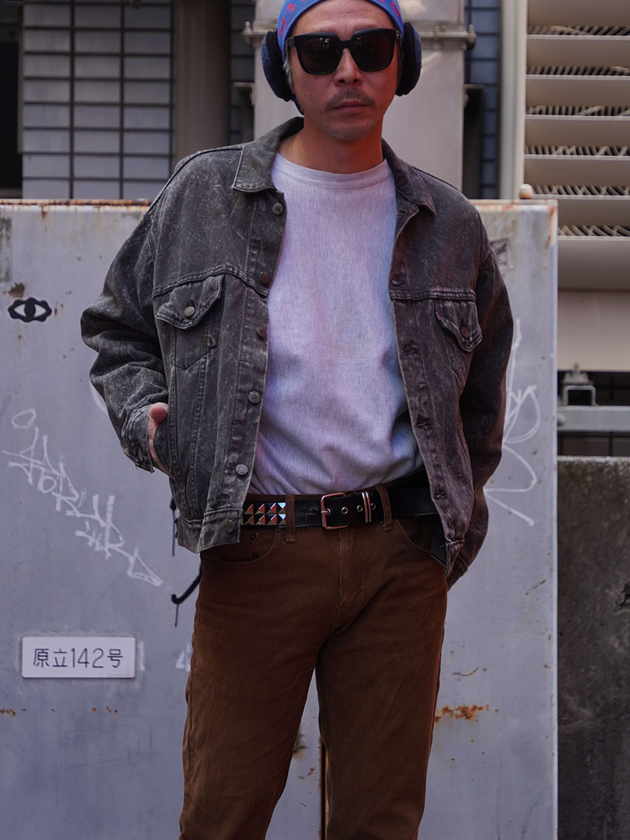 80's Levi's 70507 4ポケ ブラックデニムジャケット 表記(L) USA製