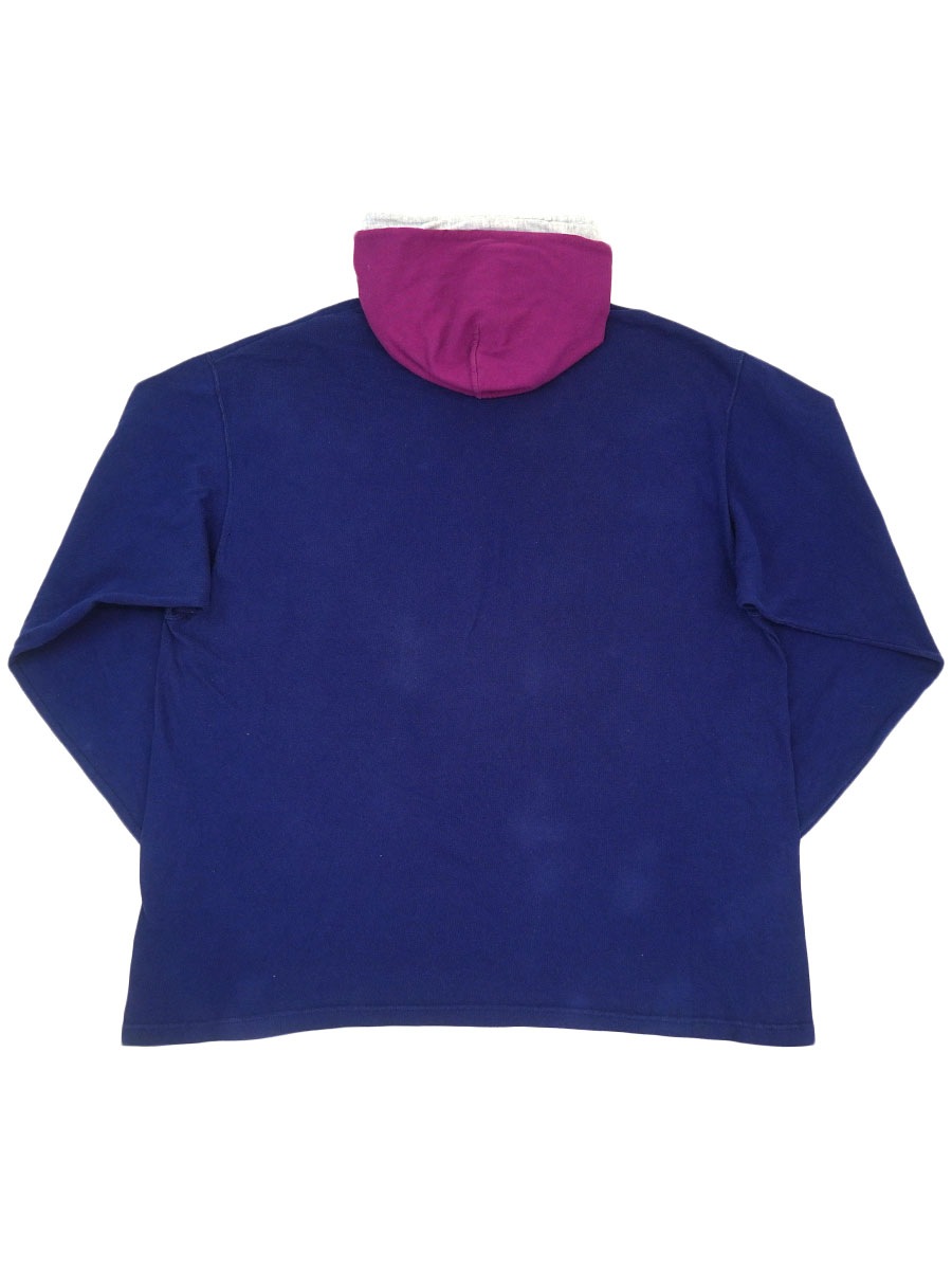 90'S CHAMPION DOUBLE HOODED LONG SLEEVE T SHIRT (SIZE.XX LARGE) MADE IN USA