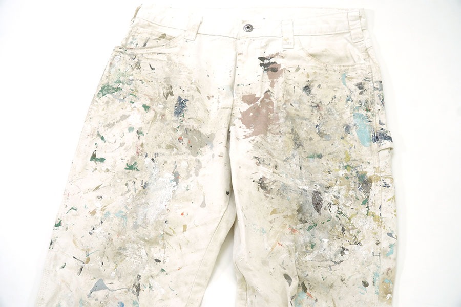 DICKIES COTTON PAINTER PANTS PAINT！(SIZE.W34 L32)