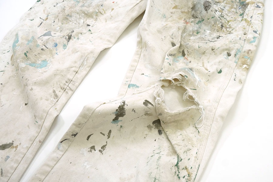 DICKIES COTTON PAINTER PANTS PAINT！(SIZE.W34 L32)