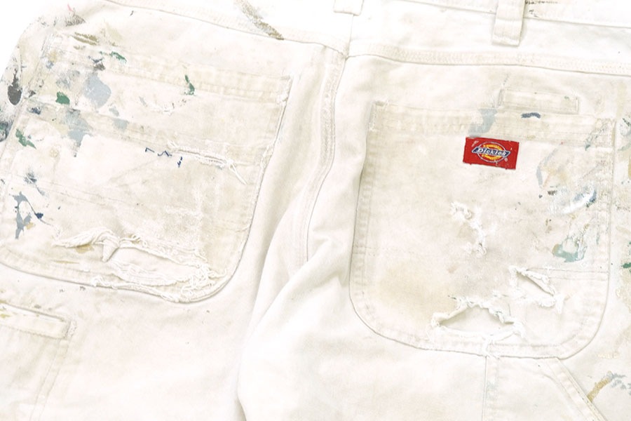 DICKIES COTTON PAINTER PANTS PAINT！(SIZE.W34 L32)