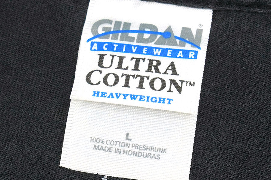00's GILDAN ''THE KENNEDY CENTER'' オールオーバープリント Tシャツ ブラック 表記(L)