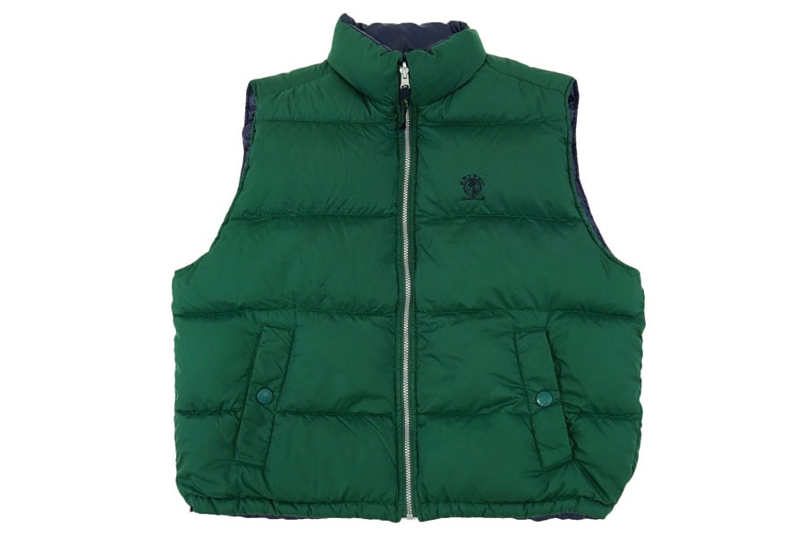 90's Eddie Bauer EBTEK リバーシブル リップストップダウンベスト 表記(M)