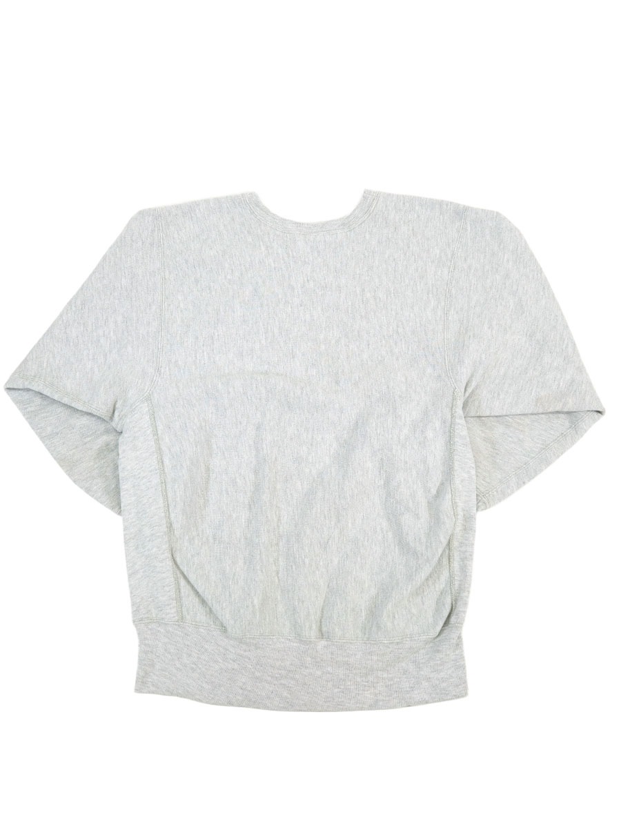 90's 刺繍タグ チャンピオンRW 無地 グレー 目なし 表記(XL) USA製