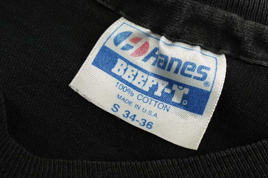 80'S～ HANES ''VANSON LEATHERS'' T SHIRT BLK (SIZE. SMALL) MADE IN USA