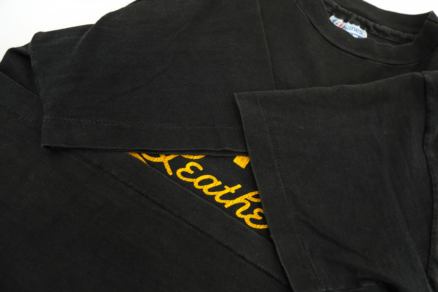 80'S～ HANES ''VANSON LEATHERS'' T SHIRT BLK (SIZE. SMALL) MADE IN USA