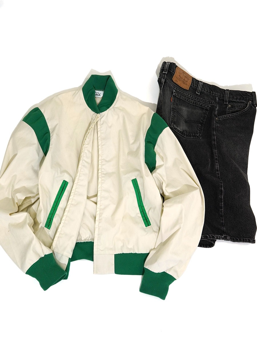 80'S WOOLRICH FULL ZIP JACKET (SIZE. MEDIUM)