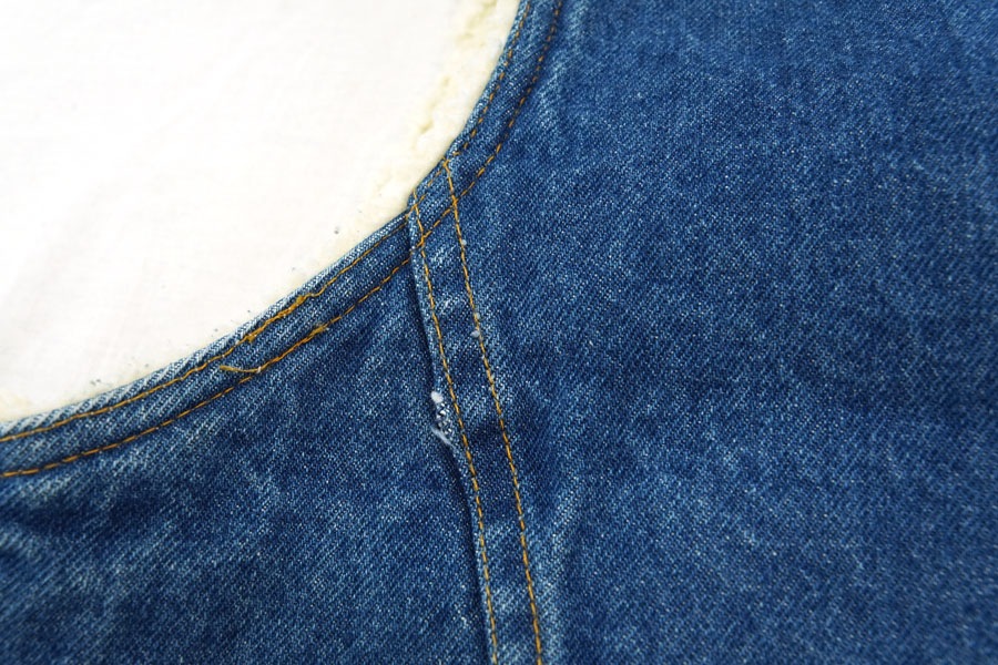 70's Levi's 60607 デニムボアベスト 表記(XL)