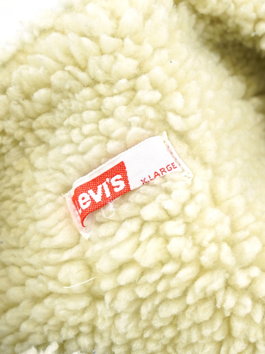 70's Levi's 60607 デニムボアベスト 表記(XL)