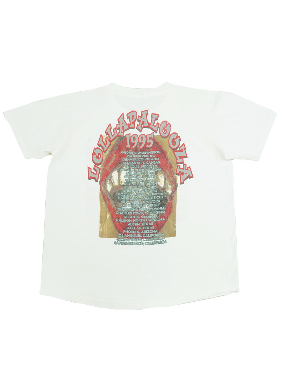 90's anvil ''Lollapalooza 1995'' 両面プリント Tシャツ 表記(XL) USA