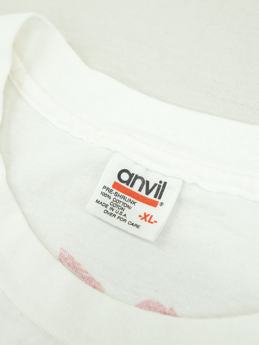 90's anvil ''Lollapalooza 1995'' 両面プリント Tシャツ 表記(XL) USA