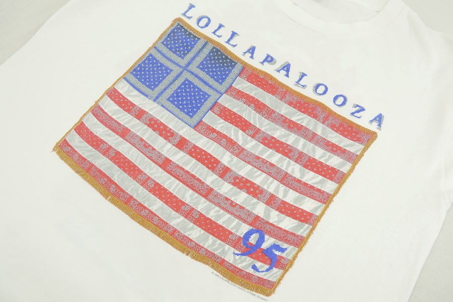 90's anvil ''Lollapalooza 1995'' 両面プリント Tシャツ 表記(XL) USA