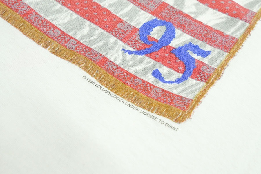 90's anvil ''Lollapalooza 1995'' 両面プリント Tシャツ 表記(XL) USA