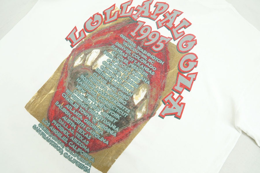 90's anvil ''Lollapalooza 1995'' 両面プリント Tシャツ 表記(XL) USA