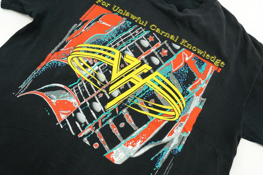 90's BROCKUM ''VAN HALEN'' For Unlawful Carnal Knowledge 両面プリントTシャツ 表記(XL) USA製 