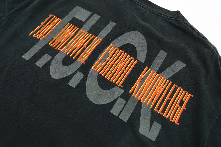 90's BROCKUM ''VAN HALEN'' For Unlawful Carnal Knowledge 両面プリントTシャツ 表記(XL) USA製 