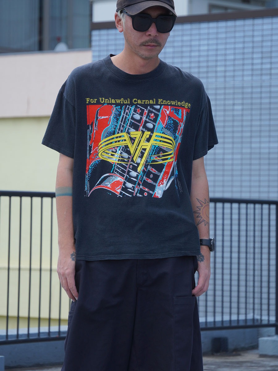 90's BROCKUM ''VAN HALEN'' For Unlawful Carnal Knowledge 両面プリントTシャツ 表記(XL) USA製 